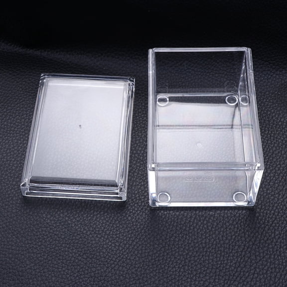 Clear Storage Container with Cover Transparent Tea Bag Box for Storage Use