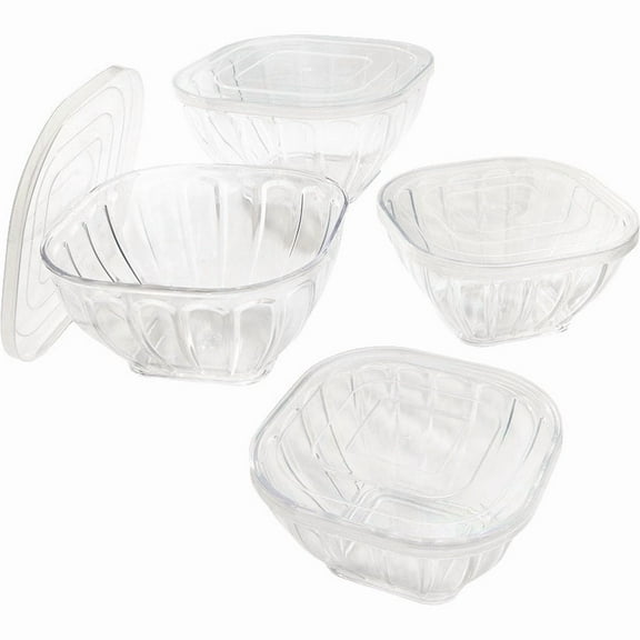 Clear Storage Containers Nesting 8 Pc Set