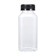 thumbnail image 1 of Clear Storage Containers with Lids, 8.5 Fl Oz Square, Plastic, Beverage Carrying, Backyard Events, Black Cap, 1 Pc, 1 of 8