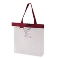 thumbnail image 1 of Clear Storage Tote – Waterproof Mesh Bag | Large 20L Capacity, Zippered Closure, Reinforced Handles, Fold-Flat Design | Dorm, Locker, Gym, Travel | 32x30x10 cm, 1 of 6