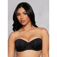 thumbnail image 1 of Womens Clear Strap Balconette Bra | Converts to Strapless, 1 of 4