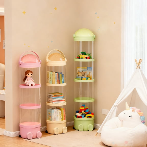 Clear Stuffed Animal Storage Tubes 2026 Animal Storage Bag Transparent Stuffed Animals Large Doll Display with Lid Slightly larger Beige 51 In