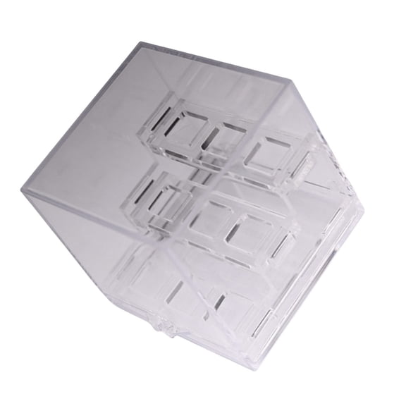 Clear Sturdy Acrylic Mineral Display Box Accessory for Crystals And Stones