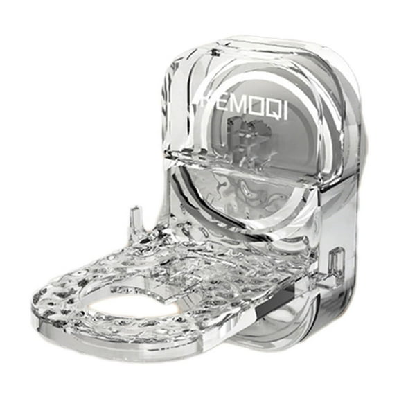 Clear Suction Cup Shower Gel Stand Kitchen Wash Sanitizer Hanging Rack No Punch Shampoo Shelf Wall Mounted Detergent Plastic Clear 3.77X2.28X1.57 Inch