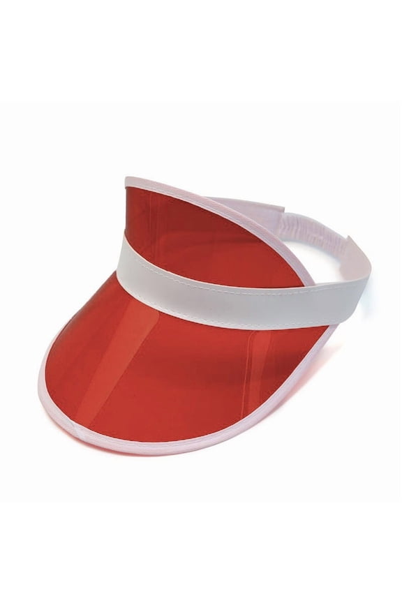 Clear Sun Visor Plastic Poker Visors Beach Sunhat for Women UV Protection