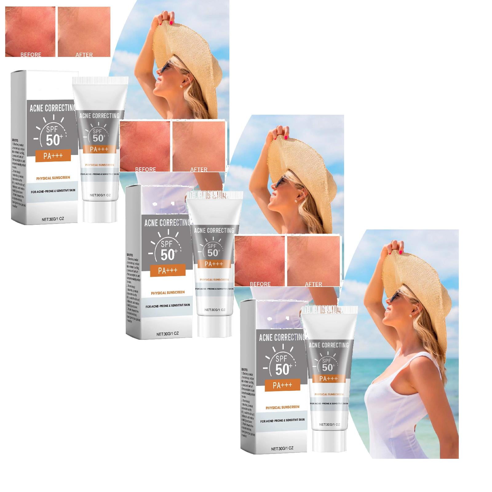 Clear Sunscreen Summer Outdoor Sun Face Refreshing Moisturizing