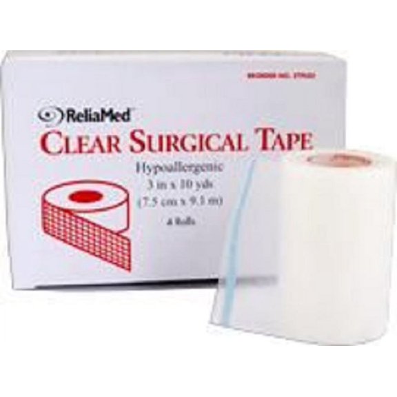 Clear Surgical Tape ''1 x 10 yds, 1 Count''