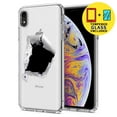 thumbnail image 1 of Clear TPU Phone Case for Apple iPhone XR,Shotgun Hole Black,Temper Glass Included,Combo, 1 of 6