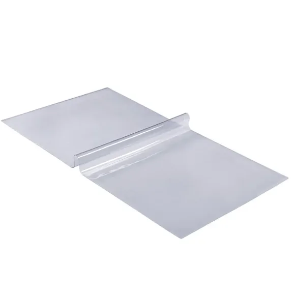 Clear Table Cover Protector, 18" x 36" Rectangle Table Cover, 1.5 mm Thick PVC Plastic Tablecloth, Waterproof Desktop Protector for Writing Desk, Coffee Table, Dining Room Table