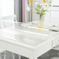 thumbnail image 1 of Clear Table Cover Protector 38 x 72 Inch,1.5mm Thick Plastic Table Cover Rectangle,PVC Clear Table Protector,Desk Protector Mat for Kitchen, Dresser, Writing Desk，Dining Room Table, 1 of 5