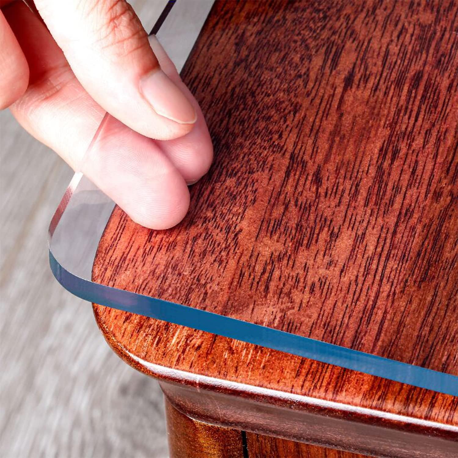 Clear Table Protector 2mm Thick 60 x 24 Inch Plastic Table Cover