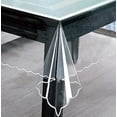 Clear Vinyl Tablecloth Protector Kitchen Waterproof Transparent Table