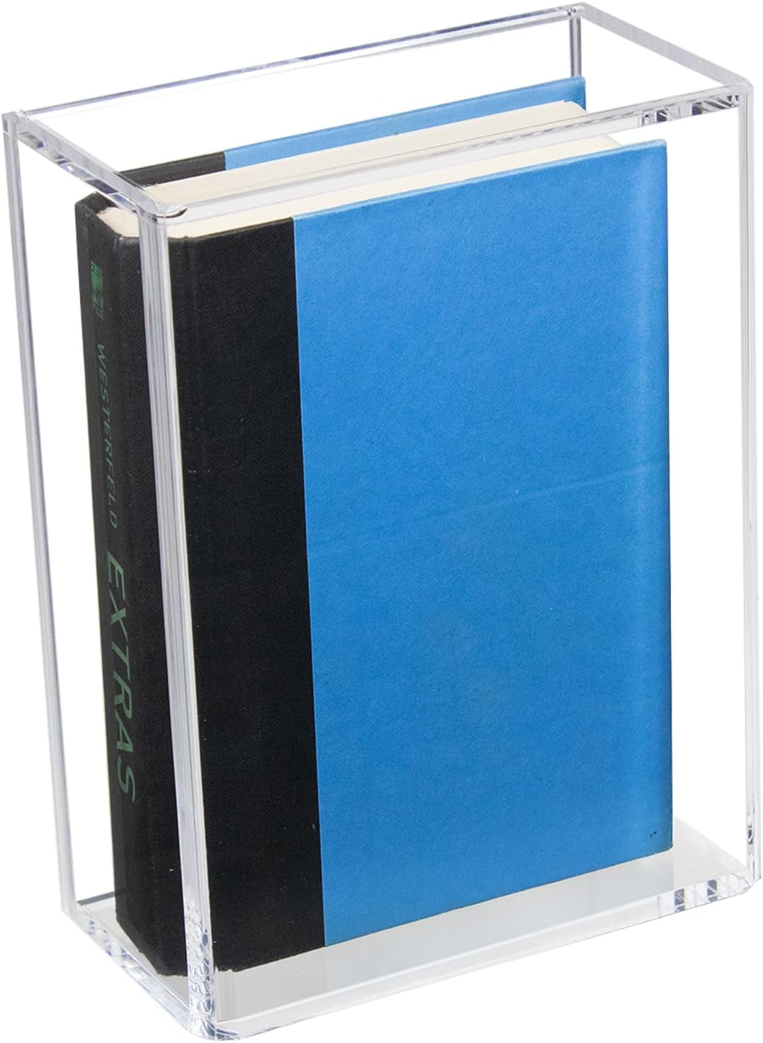 Clear Table Top Display Case 6" X 3.25" X 8" For Collectible Book