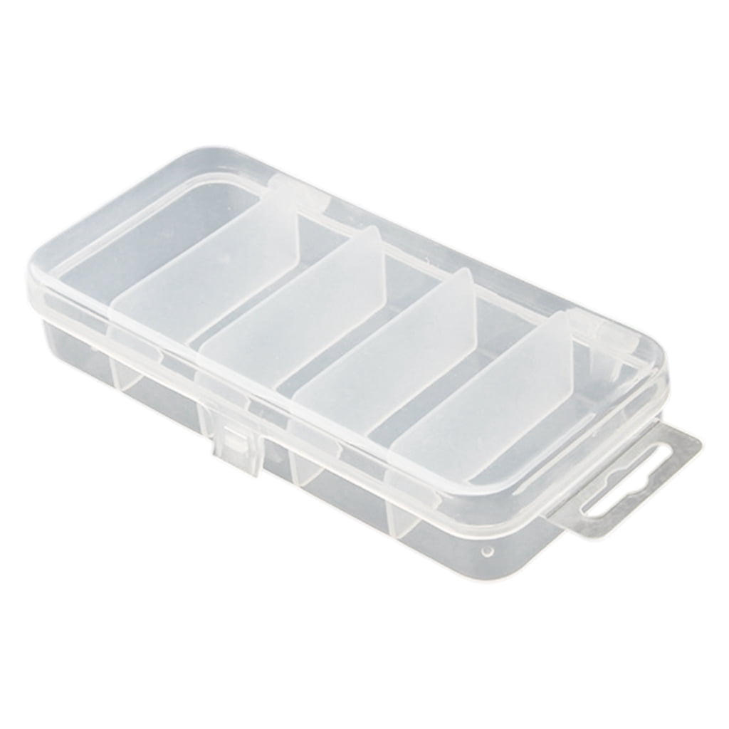 Simple Tackle Box Clear Tackle Organizers Box Features Multiple Size Compartments for ...