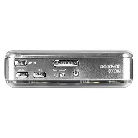 Clear Tape Deck MP3 File Converter USB Flash Drive Playback Portable