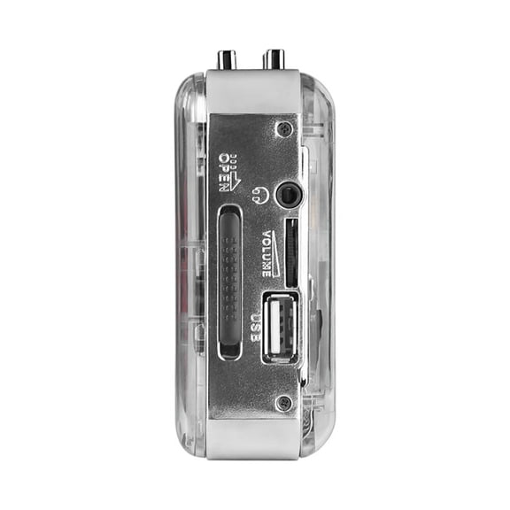 Clear Tape Deck MP3 File Converter USB Flash Drive Playback Portable