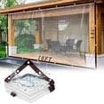 thumbnail image 1 of Clear Tarp Waterproof 7x10ft - Plastic Tarps Heavy Duty Cover for Outdoor Porches Transparent Tarpaulin for Patio Enclosure Roofs Greenhouse Plant Chicken Coop Cover, 1 of 9