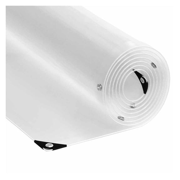 Clear Tarpaulin with Eyelets 9.8x16.4' PVC