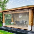 thumbnail image 1 of MISSMILE 3 Pack Clear Vinyl Tarp 6.5 x 13 Ft, Heavy Duty Waterproof Transparent Tarpaulin with Grommets, Clear Plastic Cover for Patio, Greenhouse, Chicken Coop, Garden, 1 of 6
