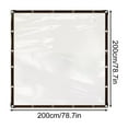 thumbnail image 1 of Clear Tarps Poly Tarpaulin Outdoor Garden Rainproof Covering Clear Vinyl Tarp for Patio for Covering Henhouse Porch Canopy Plant Camping, 1 of 3