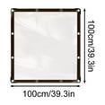 thumbnail image 1 of Clear Tarps Poly Tarpaulin Outdoor Garden Rainproof Covering Clear Vinyl Tarp with for Patio for Covering Henhouse Porch Canopy Plant Camping, 1 of 2