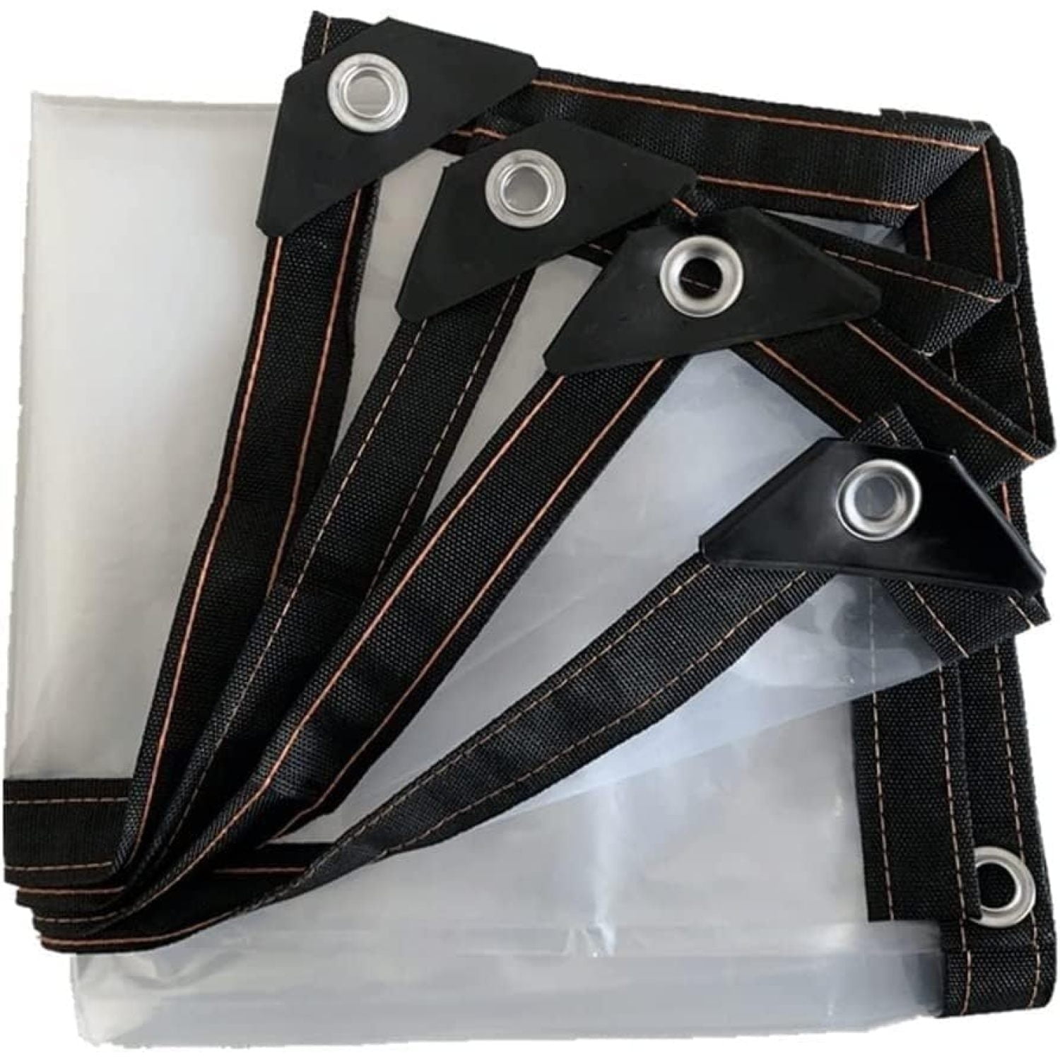 Clear Tarps,Waterproof Transparent Tarpaulin AntiTear with Grommets