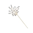 thumbnail image 1 of Clear Teardrop Crystal Floral Pick, Rhinestone Beaded Sprig with Golden Stem, Faux Gem Branch for Christmas Wreath, Garland, Wedding Bouquet & Home DIY Floral Craft Decoration, 1 of 4