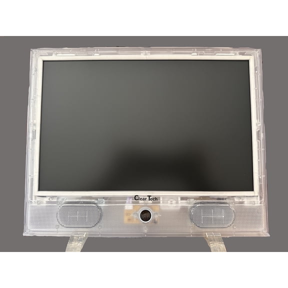 Clear Tech LED Television 15"  Transparent Tamper-Resistant Jail/Prison TV with Remote