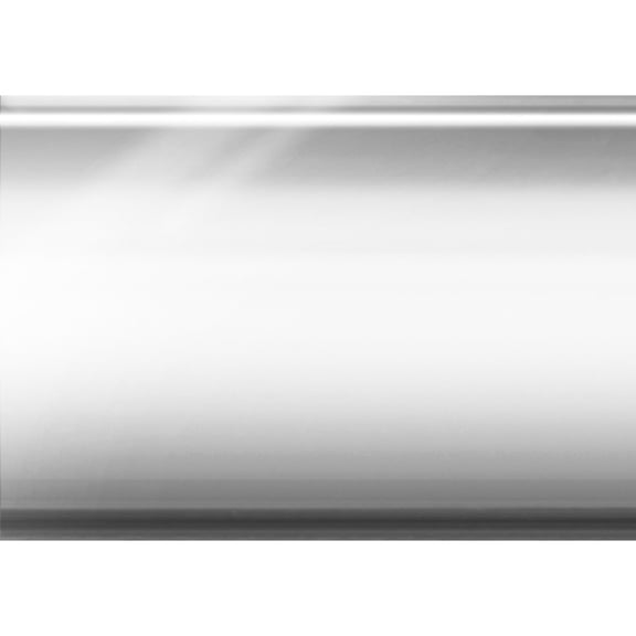 Clear Tempered Glass Top Coffee Table / Polished Chrome Base for Modern Appeal