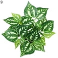 thumbnail image 1 of Clear Texture Artificial Leaf Fadeless Plastic Floral Arrangement Simulation Plant Home Decor Black Plastic, 1 of 8