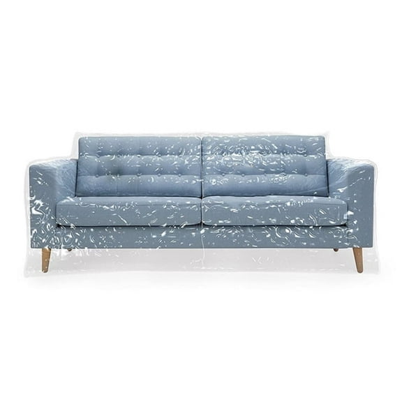 Clear Thicker Couch Cover for Pets, Non-Slip and Waterproof Sofa Slipcovers for Storage