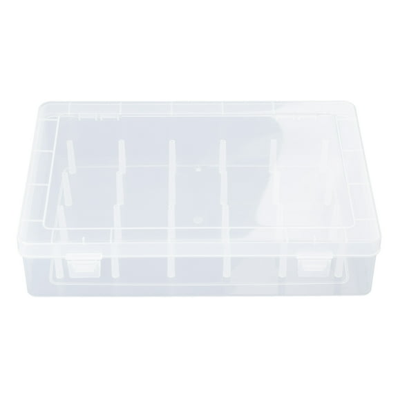 Clear Thread Box 42 Spools Storage Case Sewing Thread Organizers for Small Large Thread Spools Sewing Storage Accessory
