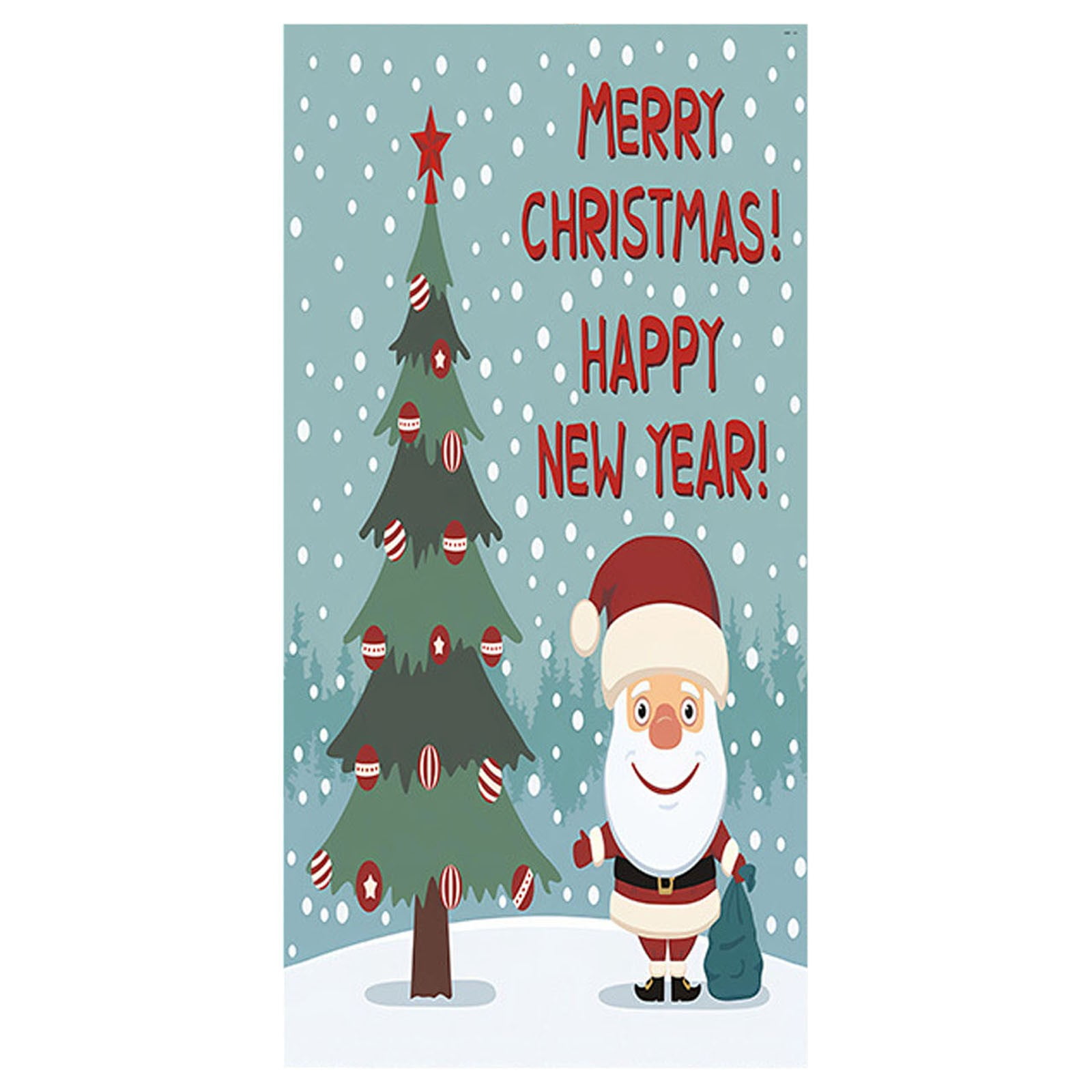 Clear Thread for Christmas Door Decoration Door Cover Hanging Cloth