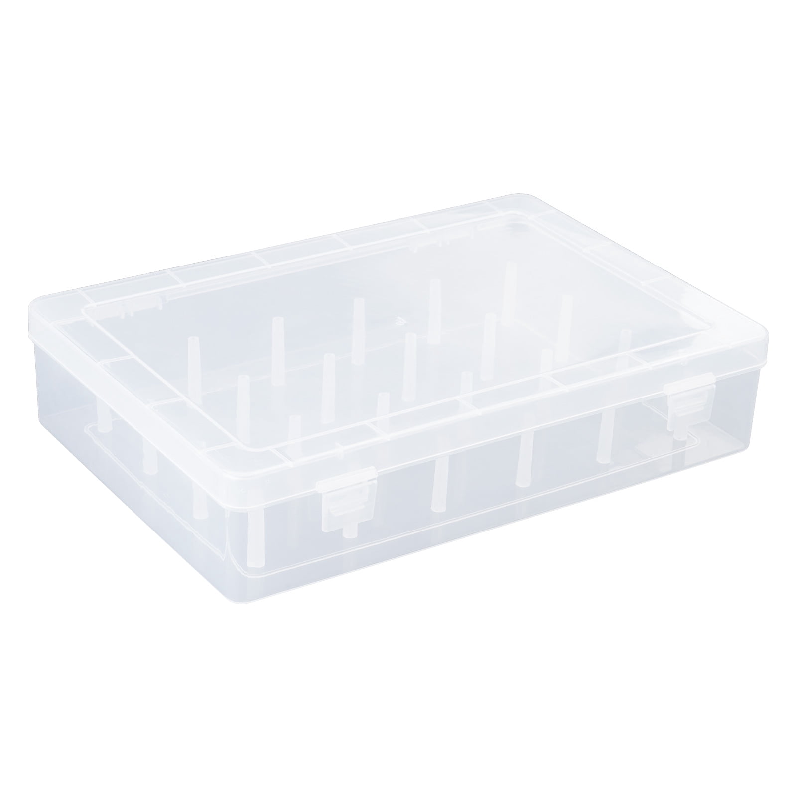 Clear Thread Spool Box 42 Spools Thread Spool Organizers Thread Bobbin ...