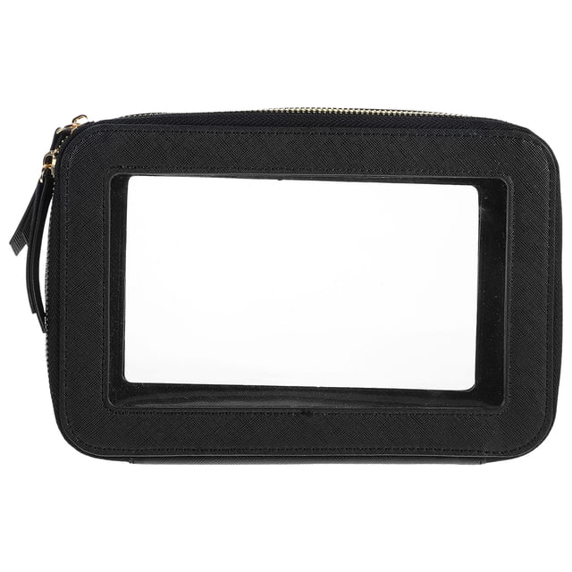 Clear Toiletry Bag Transparent Travel Toiletry Bag Zippered Airline ...
