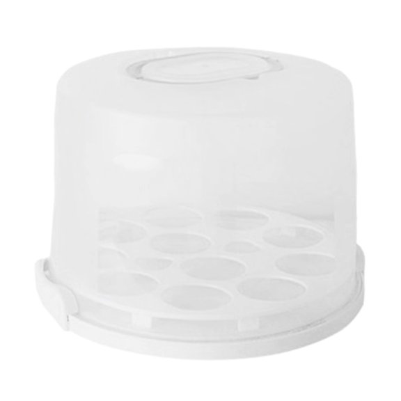 Clear Top Tall Cake Case Portable for Baking Enthusiasts Parties