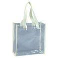 thumbnail image 1 of Clear Tote Bag for Women Fashion Beach Bag Shoulder Handbag For Shopping Gym Travel, Flexible Lunch Bag Transparent, 1 of 3