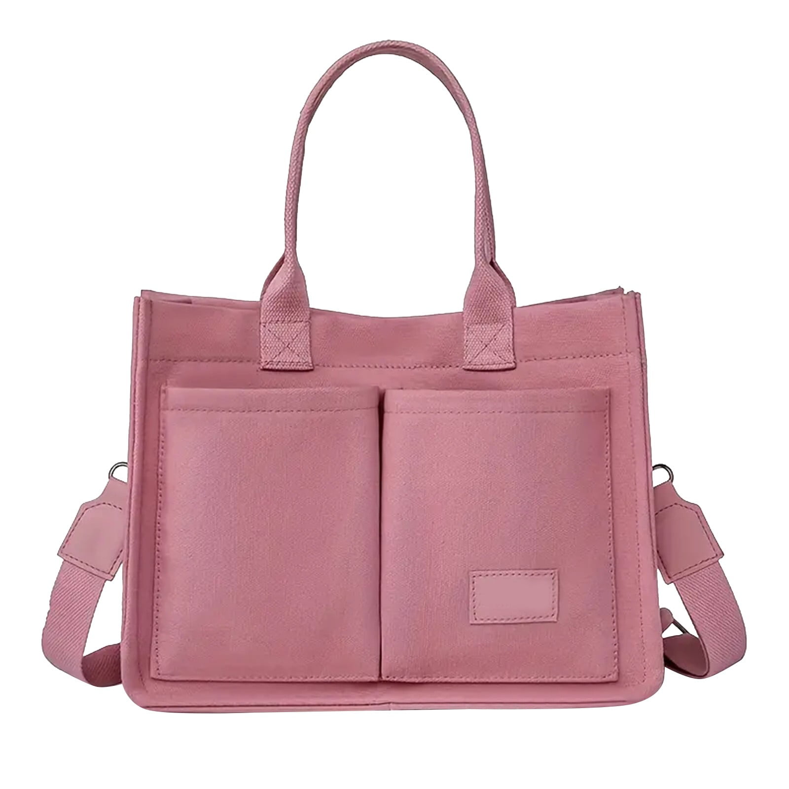 Clear Tote Bags 12x6x12 Tote Bag for Women Canvas Tote Bags Bulk Tote Purse for Women Laptop