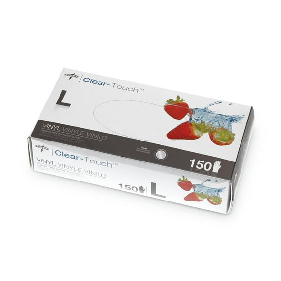 Clear-Touch Vinyl Multipurpose Gloves,Large