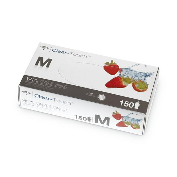 Clear-Touch Vinyl Multipurpose Gloves,Medium