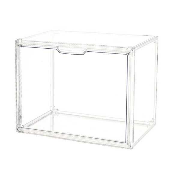 Clear Toy Organizers Showcases Box Dustproof Spacious Interior for Model Collections Home Decoration Display Shelf