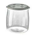 thumbnail image 1 of Clear Toy Storage Bucket Toy Box Chest Portable Dustproof Building Blocks Storage Box Shoe Stool for Kids Room Household Kitchen Indoor Column Gray, 1 of 9