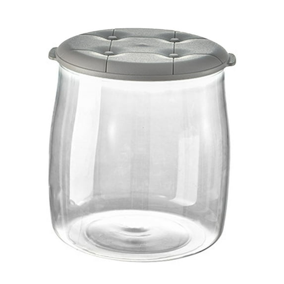 Clear Toy Storage Bucket Toy Box Chest Portable Dustproof Building Blocks Storage Box Shoe Stool for Kids Room Household Kitchen Indoor Column Gray