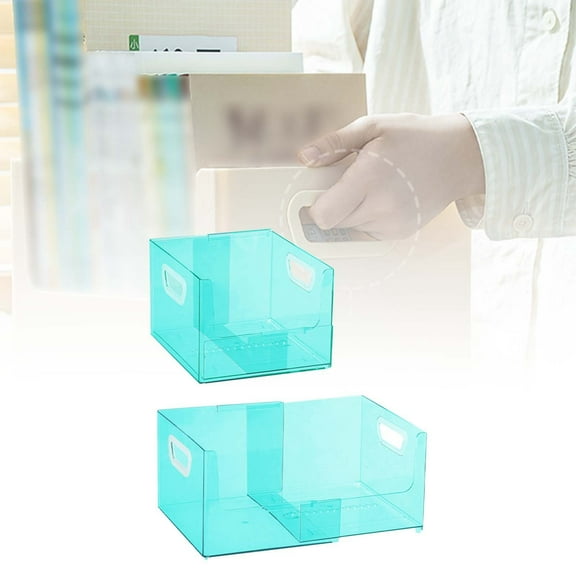 Clear Transparent Adjustable Desktop Organizer for Books and Home Storage with Durable Design