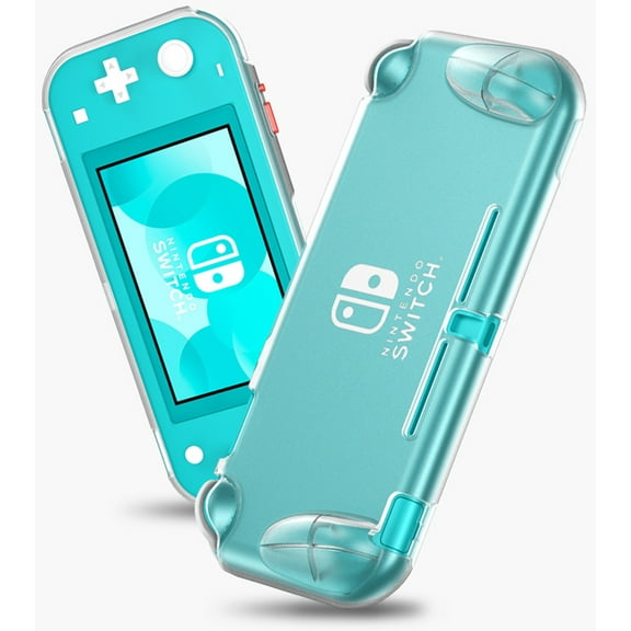 Clear Transparent Flexible TPU Rubber Case Protective Cover Grip Skin Compatible with Nintendo Switch Lite Console