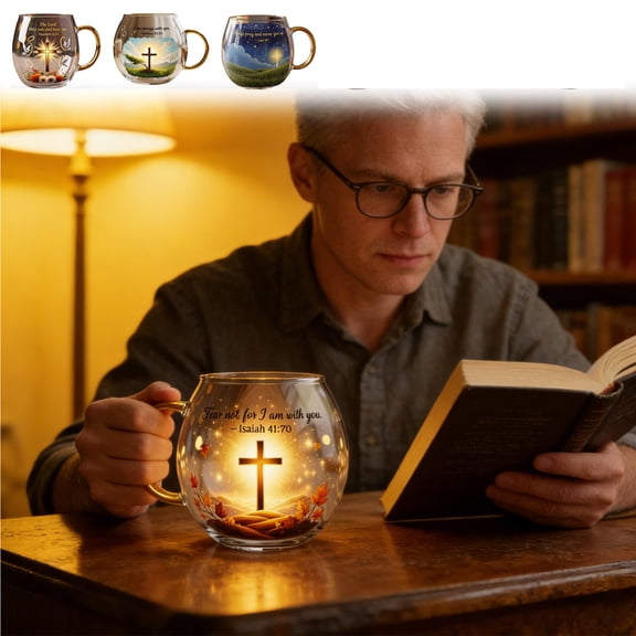 Clear Transparent Glass Cup for Office and Bedroom Use, Versatile Drinking Vessel for Water, Coffee, Tea and Beverages, Sleek Simple Design for Home and Workspace Table Decor, 3.7in, Blue