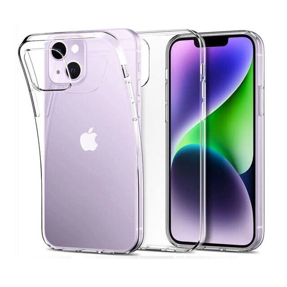 Clear Transparent Soft Flexible Case for iPhone 15/15 Plus/15 Pro/15 Pro Max