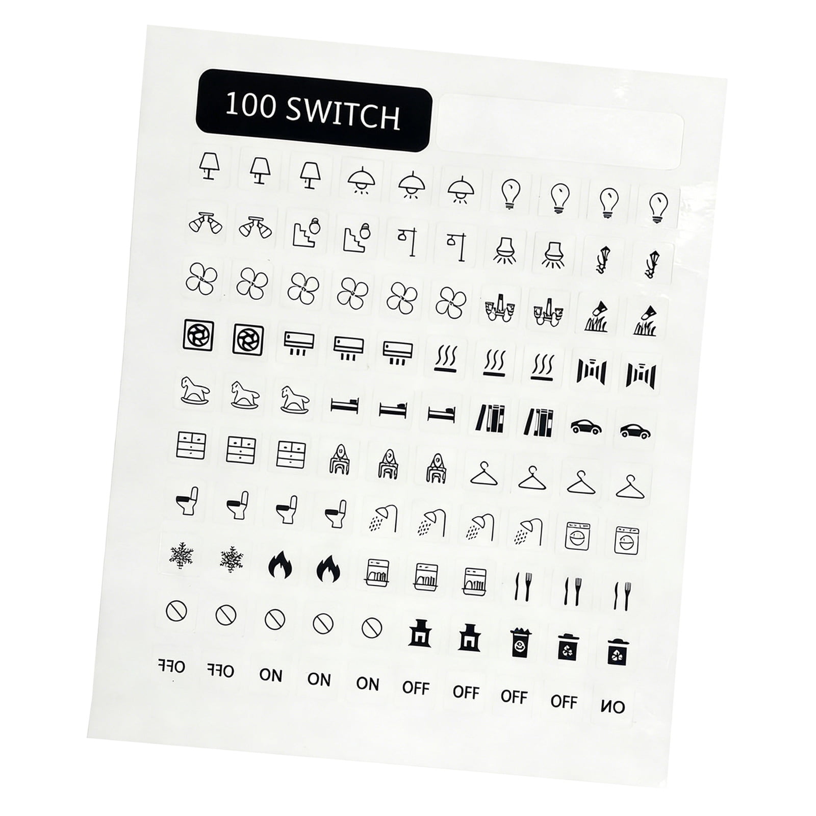 Switch Ip Label Clear Transparents Switchs Panel Labels Switches Panels Labels Decal ...