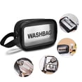 thumbnail image 1 of Clear Travel Toiletry Bag With Handle Strap, Njjex 1 Pack Travel Makeup Cosmetic Bag for Women Men, Carry on Airport Airline Compliant Bag -Black, 1 of 2