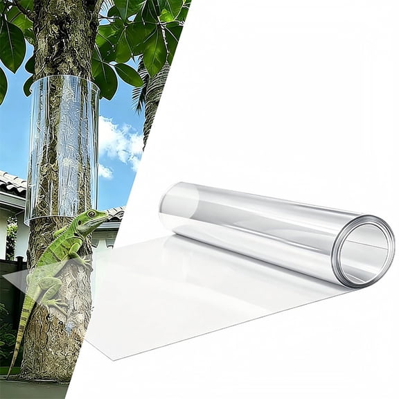 Clear Tree Trunk Protector Wrap 48x16in, Durable Tree Guard for Garden Yard, Protective Tree Shield to Prevent Animals from Climbing, Tree Wrap